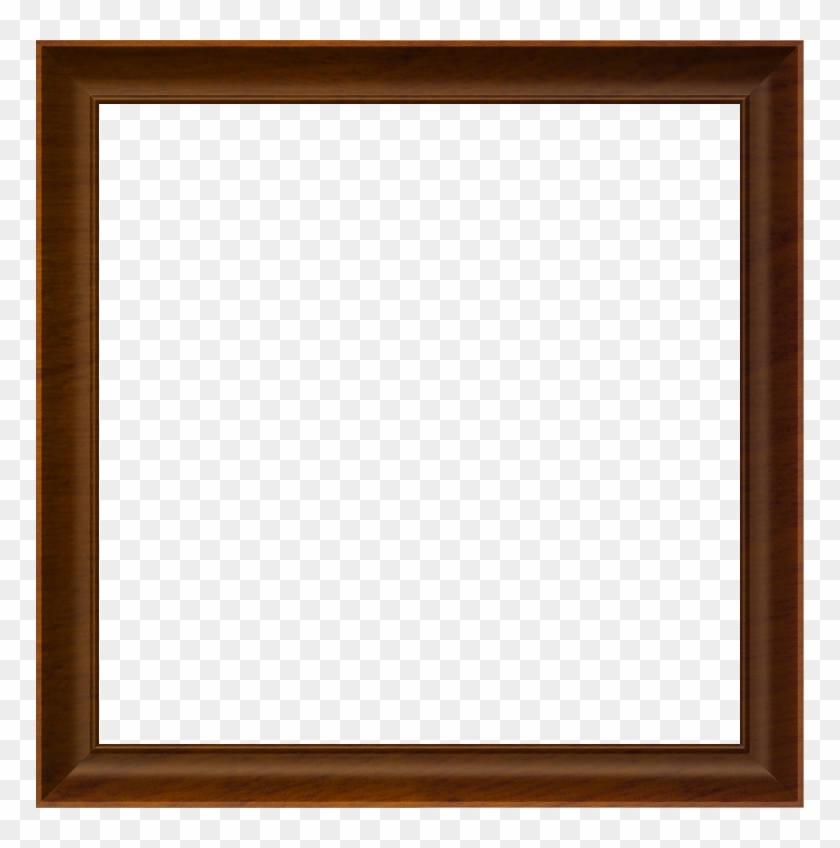 Png Download Square - Brown Wooden Picture Frame, Transparent Png