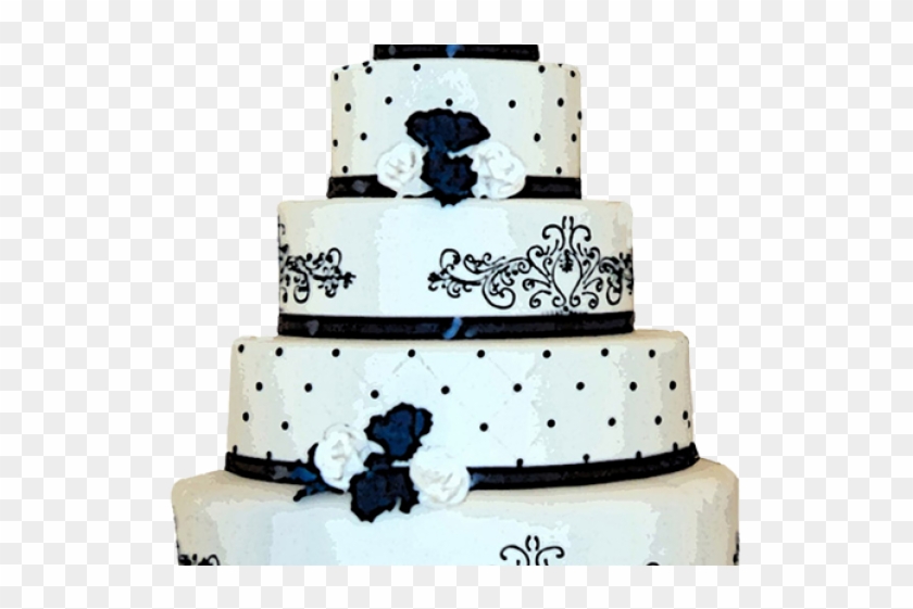Photo of Green and Cream 5 Tier Wedding Cake