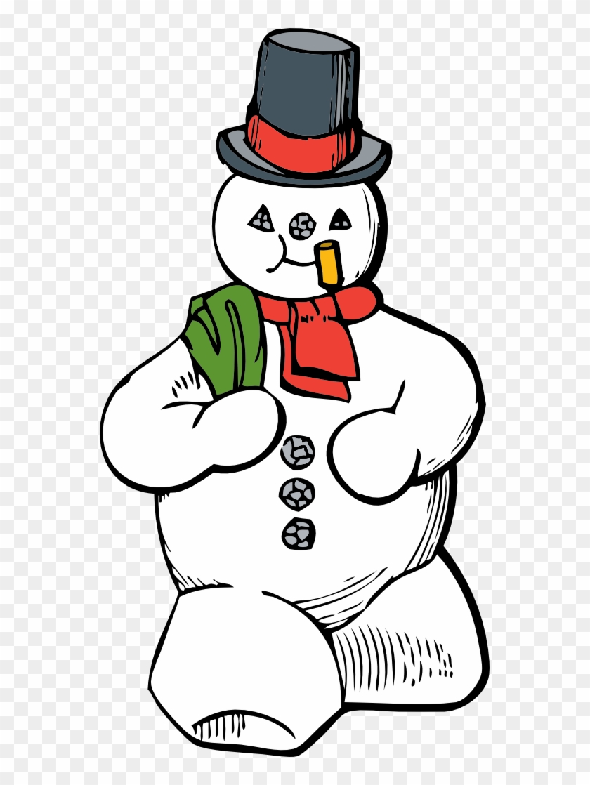 Download Snowman Coloring Book Colouring Christmas Xmas Coloring Snowman Clip Art Hd Png Download 555x1038 573735 Pngfind