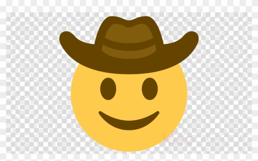 Discord Cowboy Emoji Clipart Emoji Cowboy Hat Discord - Cowboy Emoji ...