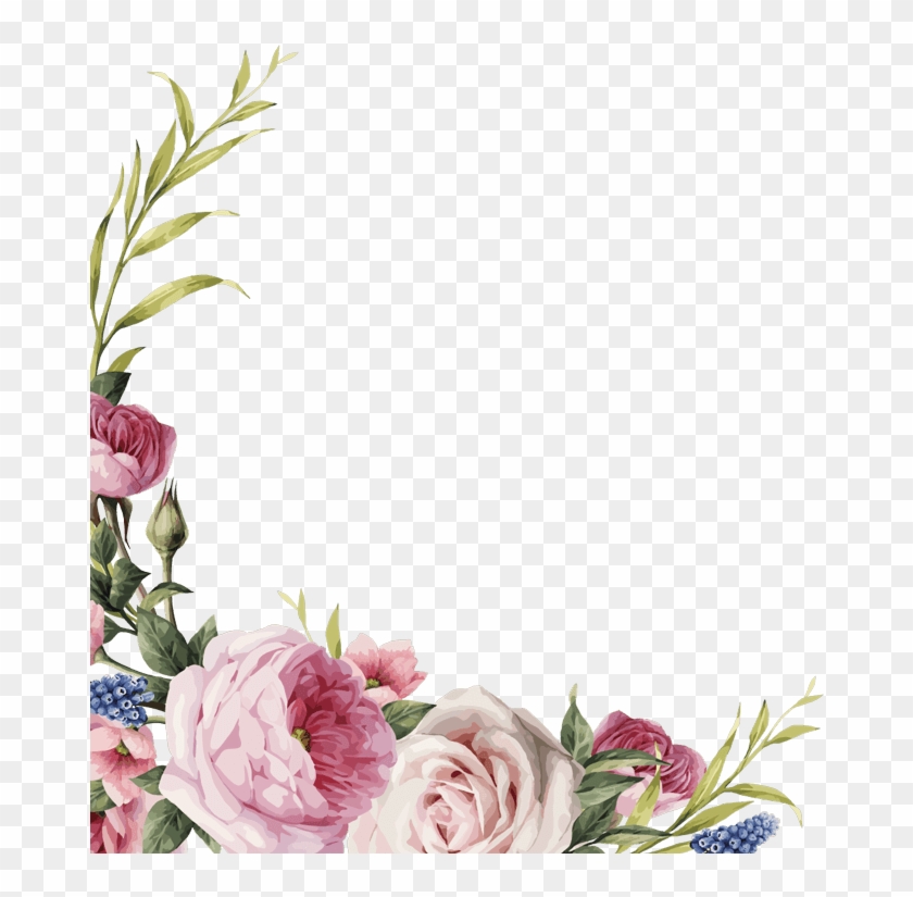 700 X 809 21 - Corner Flower Bouquet Png, Transparent Png - 700x809