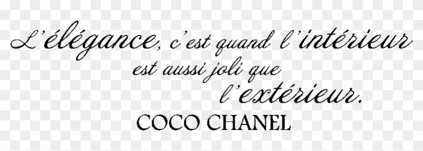 Sticker Citation Modo L Elegance C Est Coco Chanel L Elegance Citation Chanel Hd Png Download 800x800 Pngfind