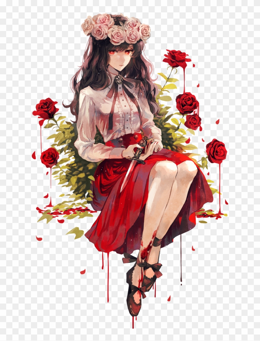 sticker #another #anime #horror #blood #animegirl - T Shirt Roblox