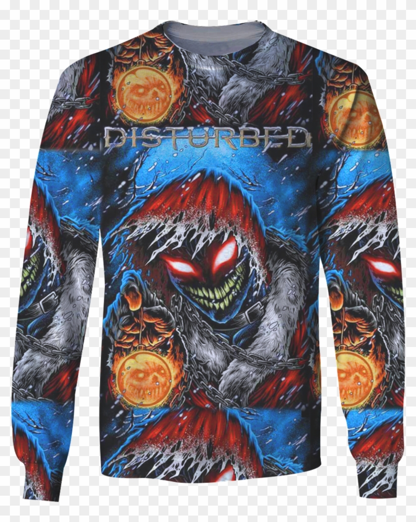 3d Print Disturbed Rock Band Long Sleeve - Disturbed The Guy Christmas ...