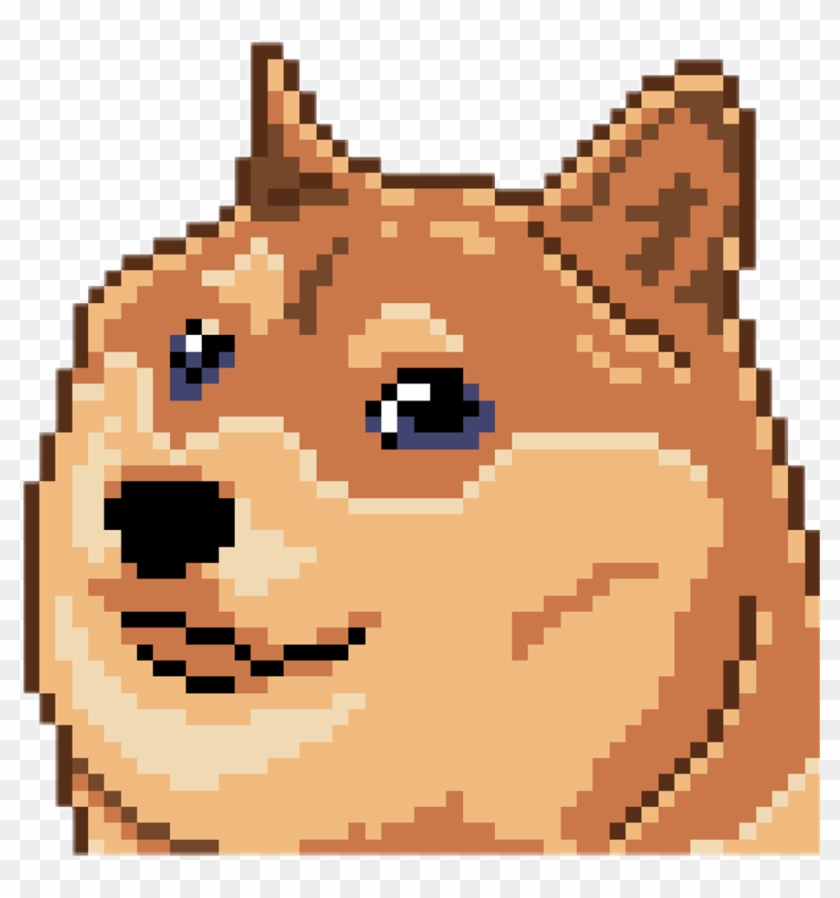 Pixelated Pixelart Freetouse Doge - Doge Pixel Art, HD Png Download ...
