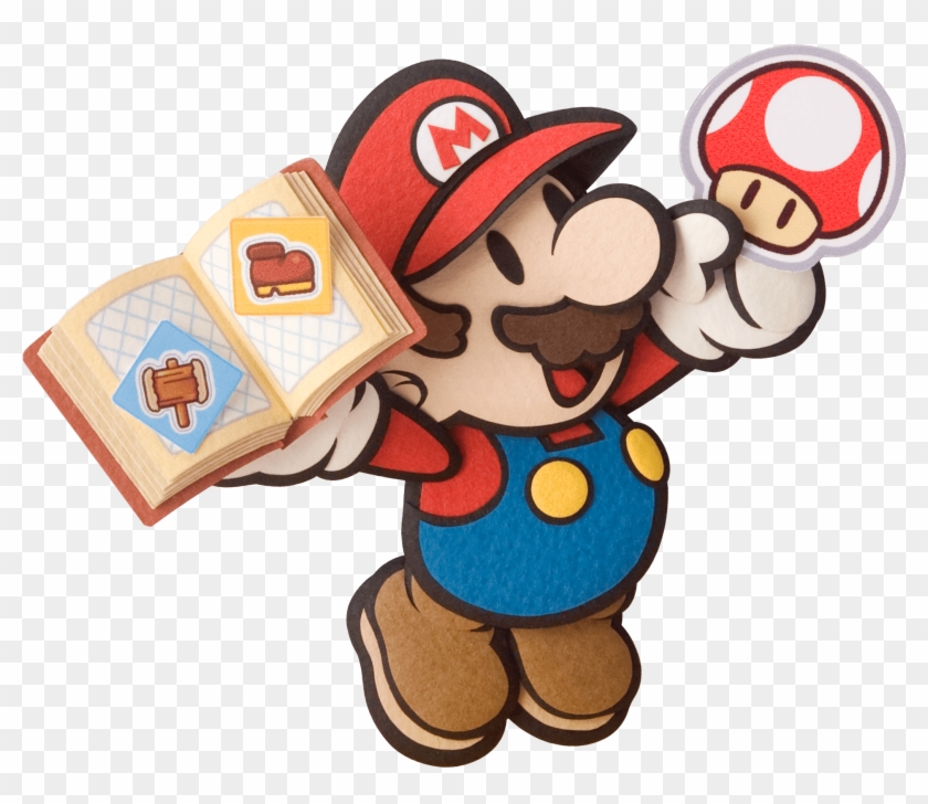 Mario Holding A Book Of Stickers And A Mushroom Sticker Paper Mario Official Art Hd Png Download 1926x1578 5816882 Pngfind - whats in the roblox sticker book