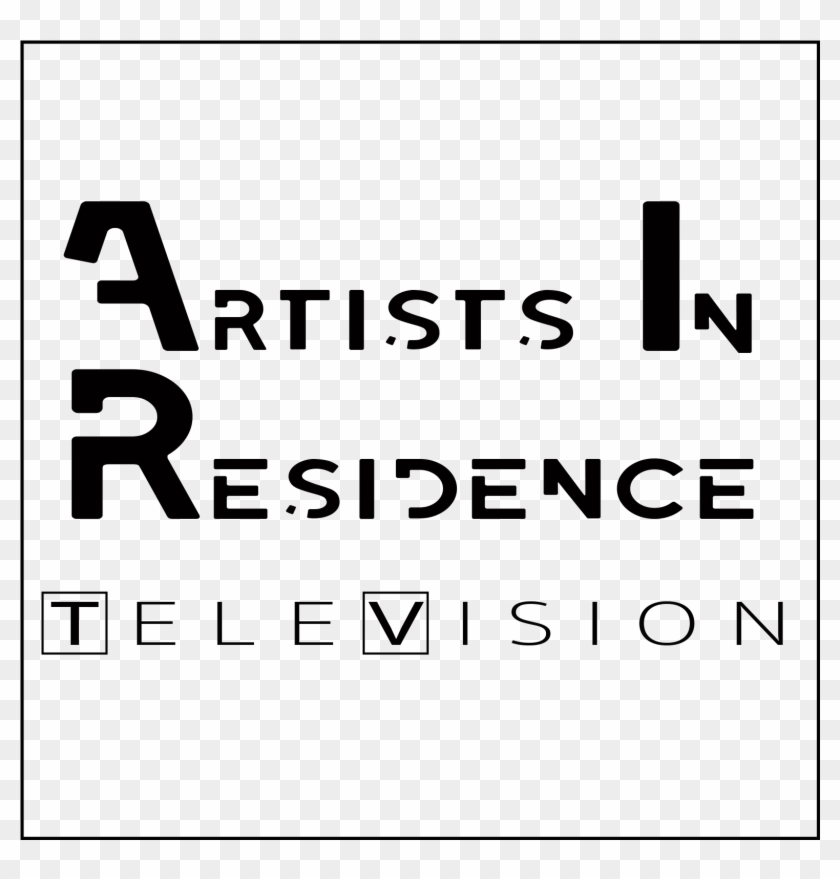 artists-in-residence-tv-black-and-white-hd-png-download-1700x1703