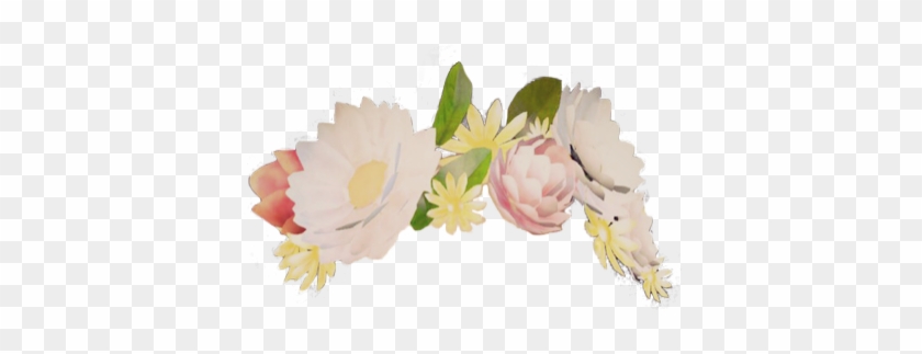 Snapchat Flower Crown Transparent, HD Png Download - 422x367(#5841661