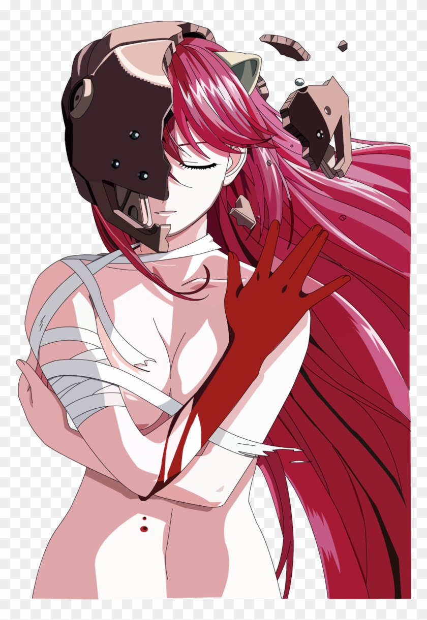 Free: Render anime Elfen Lied Lucy Nyu transparent background PNG clipart 