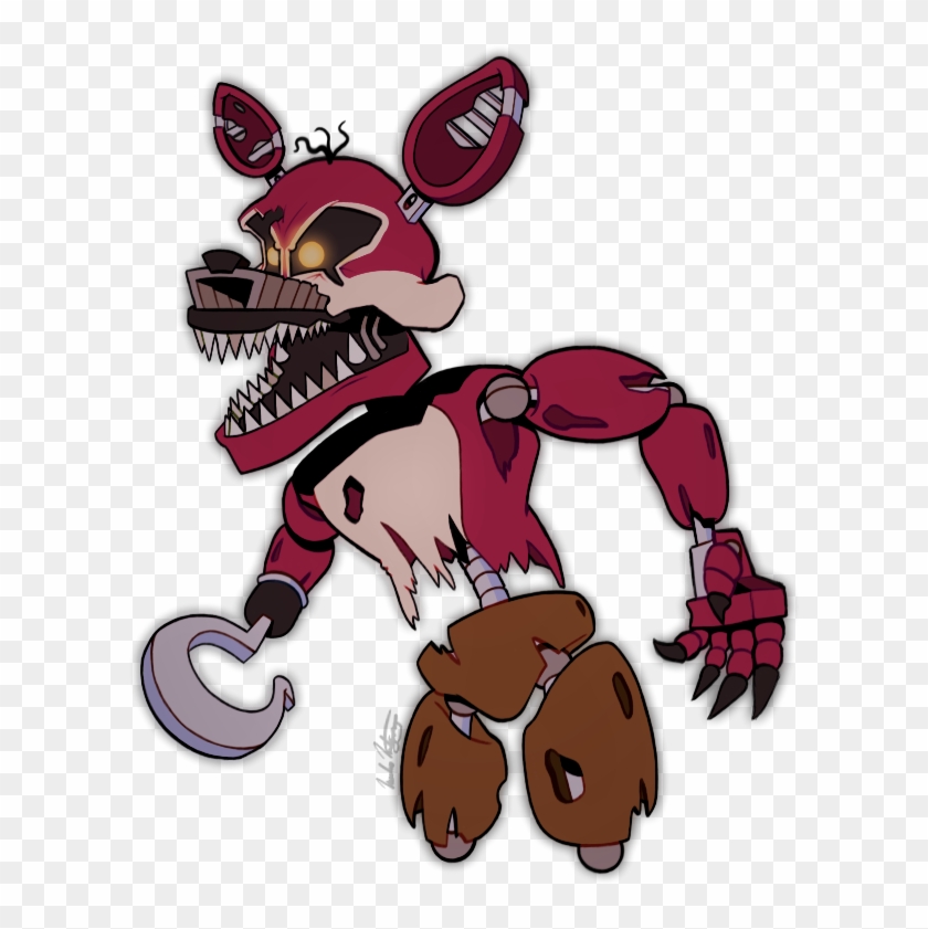 Contest Entrynightmare Foxy - Nightmare Foxy Cartoon, HD Png Download