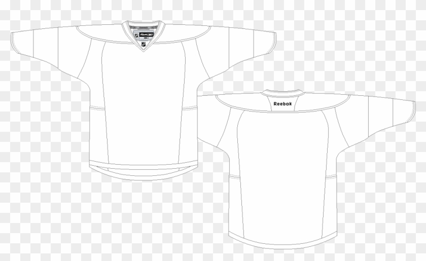 Download Templates Hockeyjerseyconcepts Click Image - Black Hockey Jersey Template, HD Png Download ...