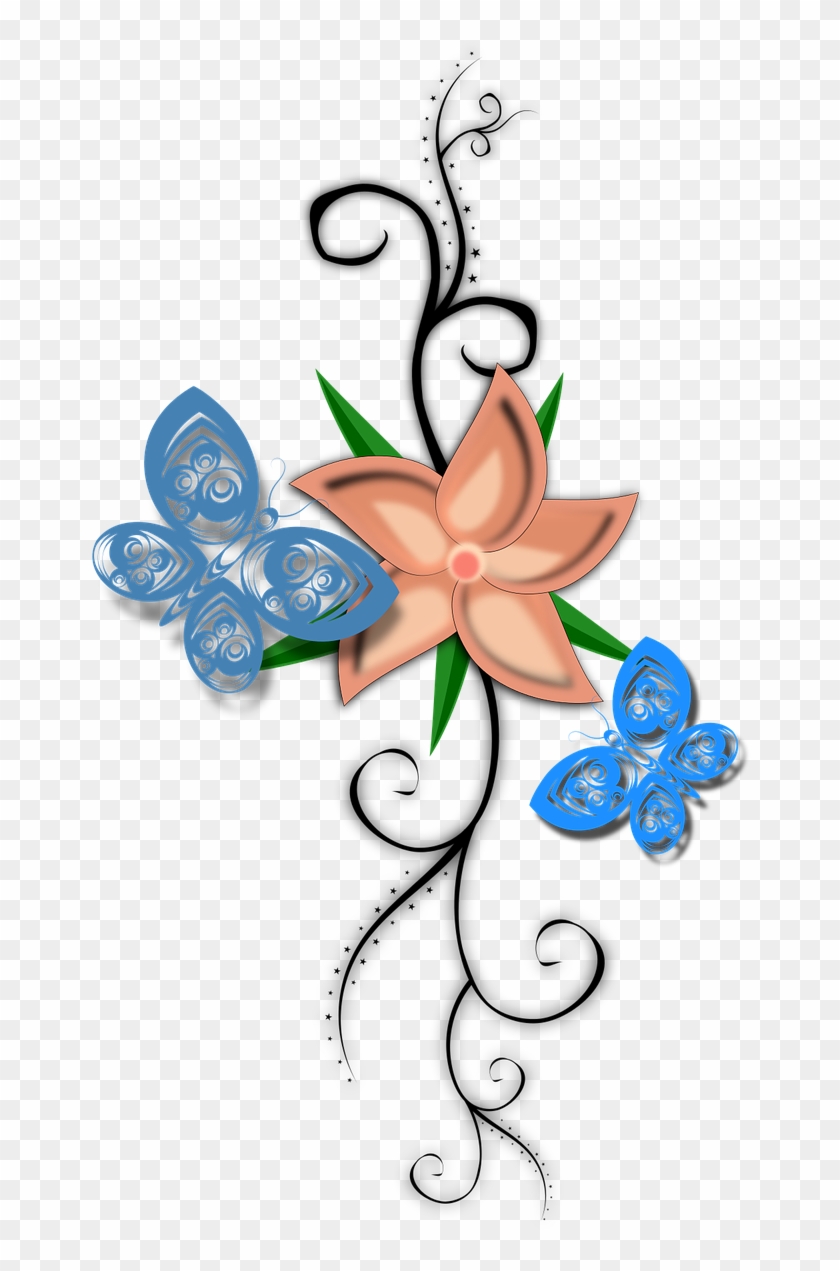 Vector Graphics,free Pictures - Arte Flores Png, Transparent Png -  688x1280(#5877509) - PngFind