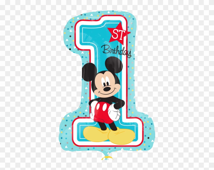Mickey Mouse 1st Birthday Clipart