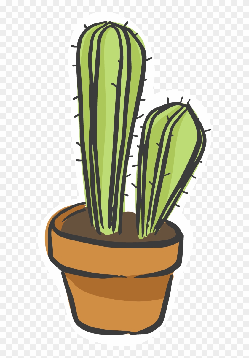 Cactaceae Euclidean Vector Clip Art - Desenho De Cactus Cute Png - Free  Transparent PNG Clipart Images Download