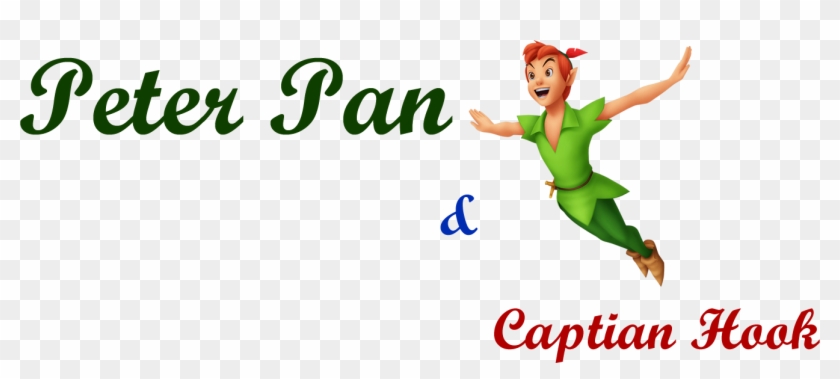 Peter Pan And Captain Hook - Peter Pan, Hd Png Download - 1330x537 