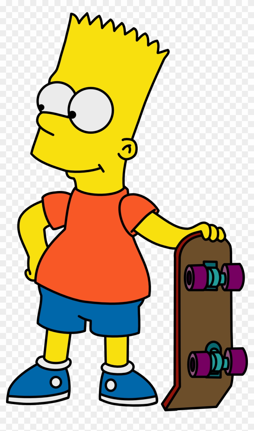 1045 X 1723 8 Easy Bart Simpson Drawing, HD Png Download 1045x1723