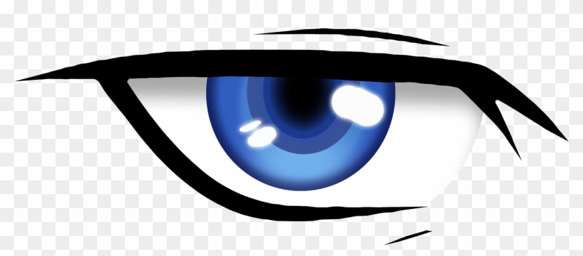 Anime Eye Png - Anime Blue Eyes Png, Transparent Png - 1706x670(#69068