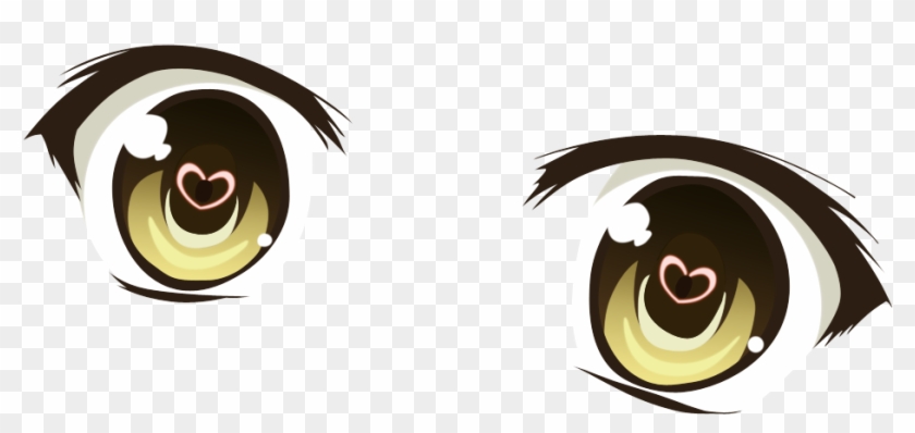 Anime Love Eyes PNG White Transparent And Clipart Image For Free