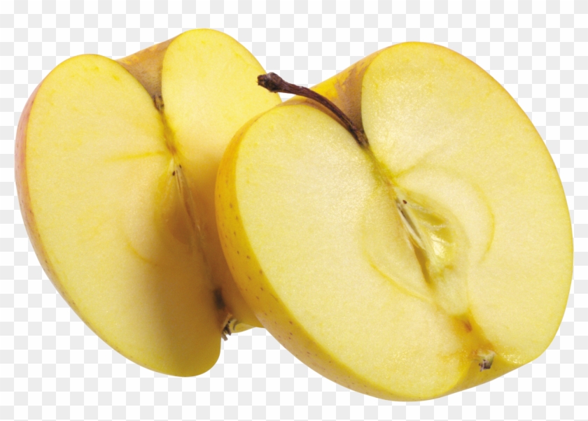 Yellow Apple Cut In Half Png Image Apple Cut No Background Transparent Png 3167x2121 6057 Pngfind