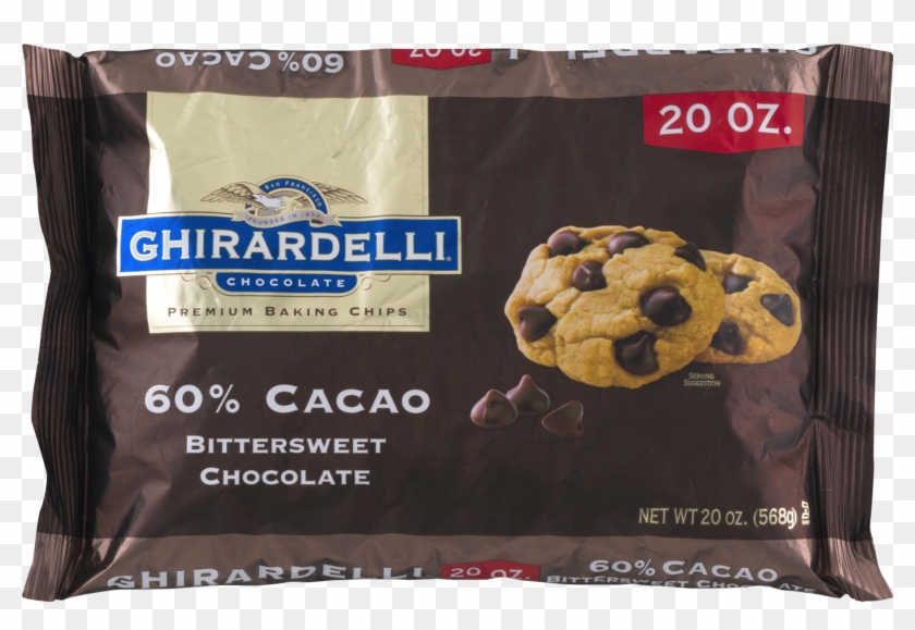 Ghirardelli 60 Cacao Bittersweet Chocolate Baking Ghirardelli Chocolate Chips Hd Png Download 1800x1800 6028592 Pngfind