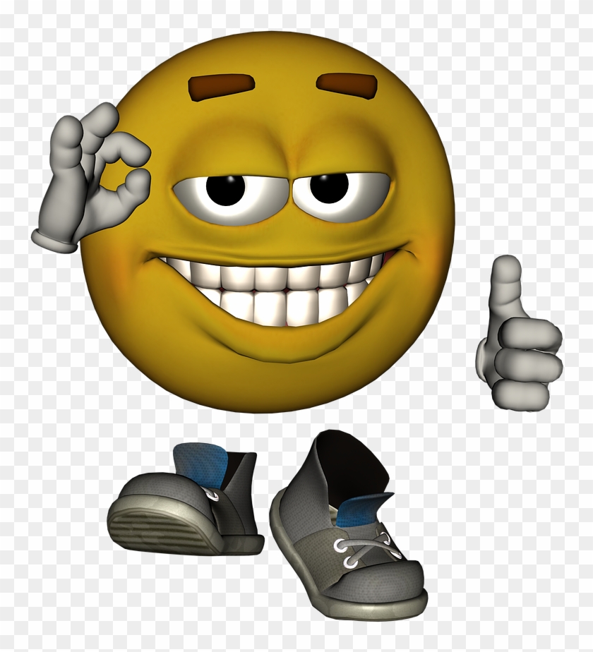 Smiling Emoji With Thumbs Up
