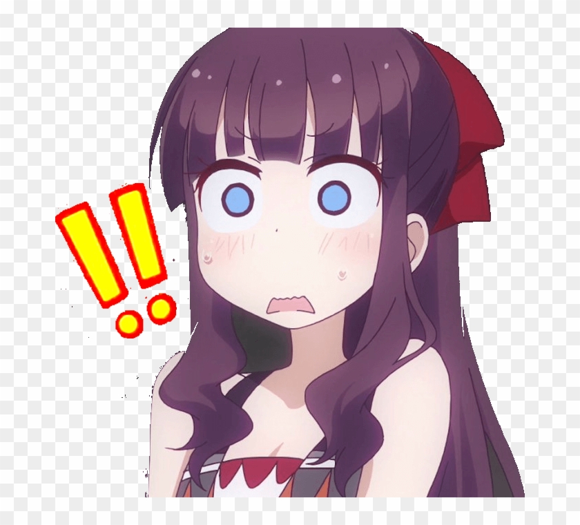 Transparent Shocked Face Png  Anime Girl Shocked Face Png Download  vhv