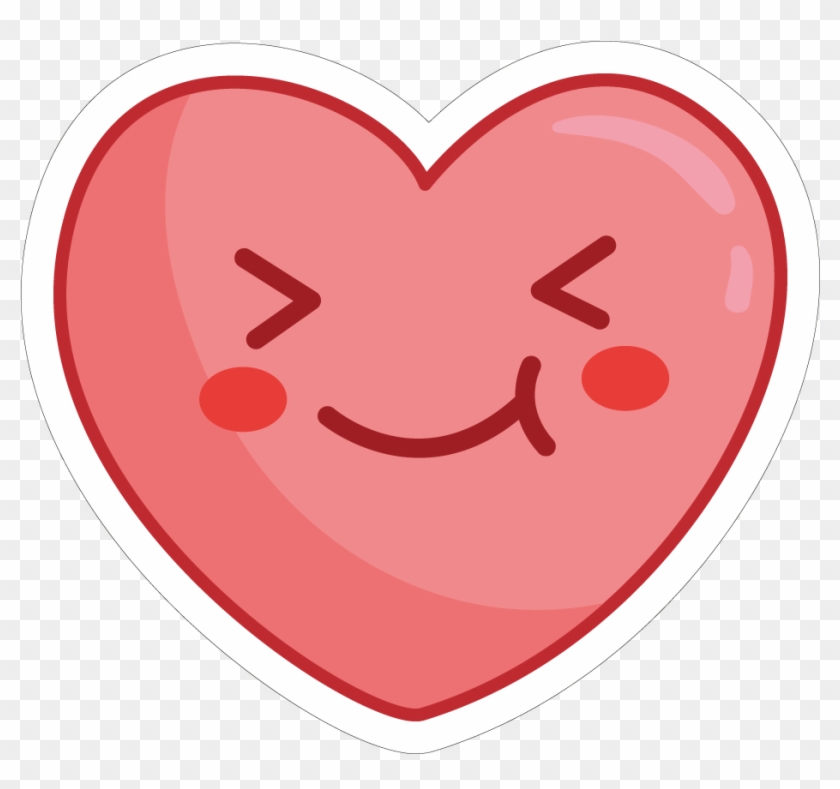 Cute Heart Png - Whatsapp Sticker Love Transparent Png 