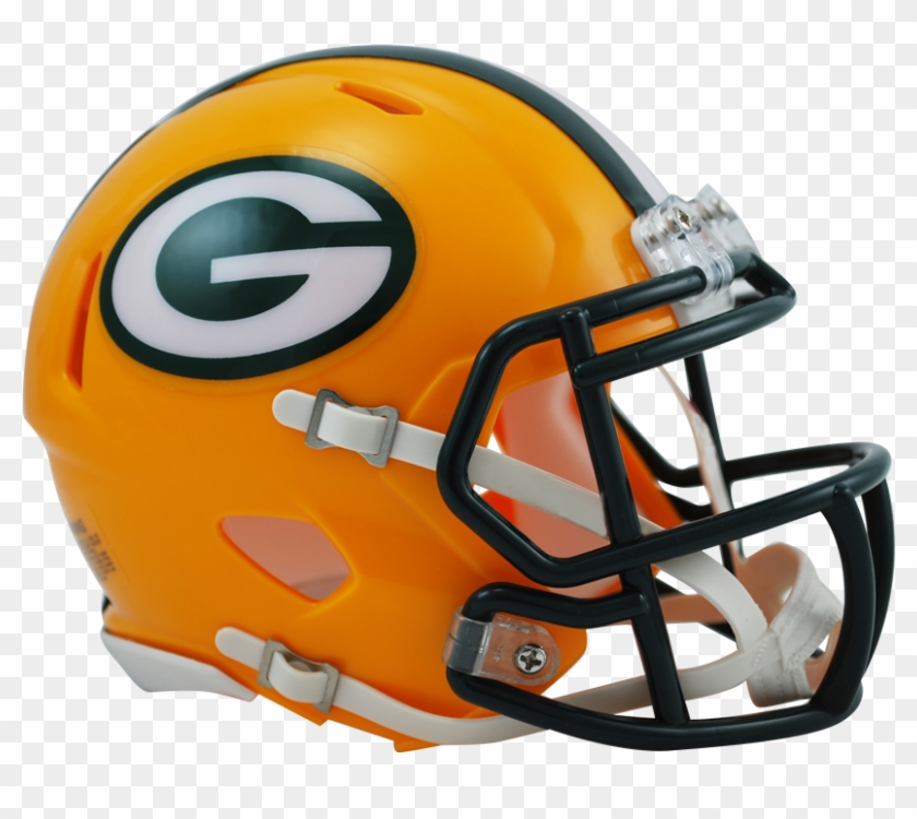 A closeup of a Green Bay Packers NFL team helmet on white background Stock  Photo - Alamy