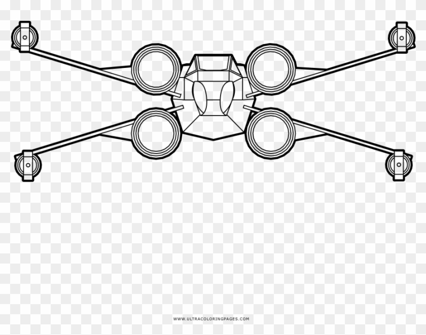 x wing coloring page line art hd png download 1000x1000 6102753 pngfind