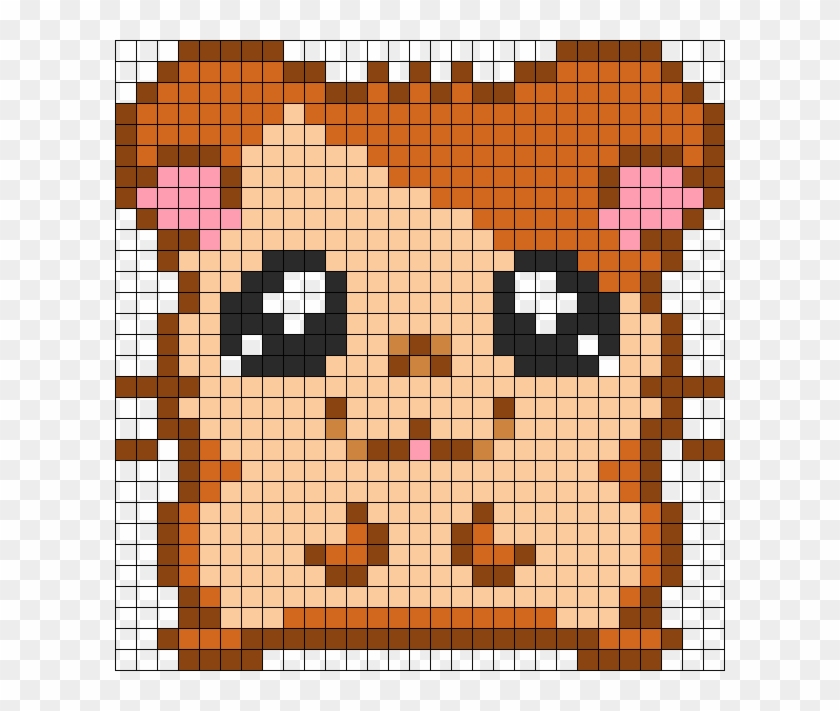 Cute Kawaii Girl Pixel Art Grid - vrogue.co