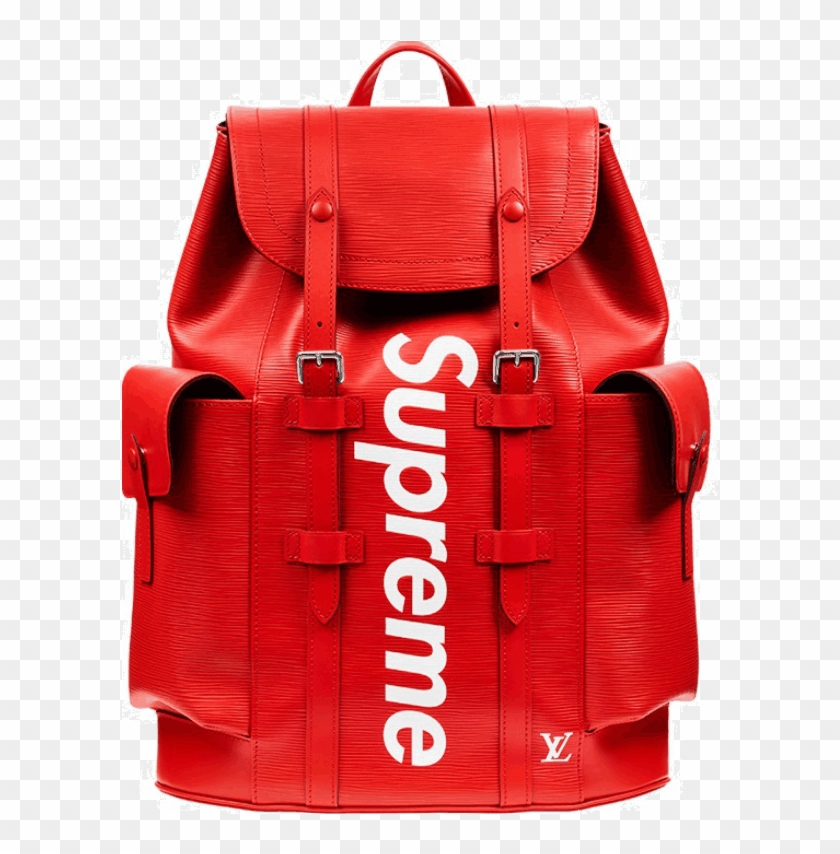 Mochila Supreme Lv Christopher Pm - Louis Vuitton Supreme Backpack, HD Png  Download - 624x774(#6126341) - PngFind