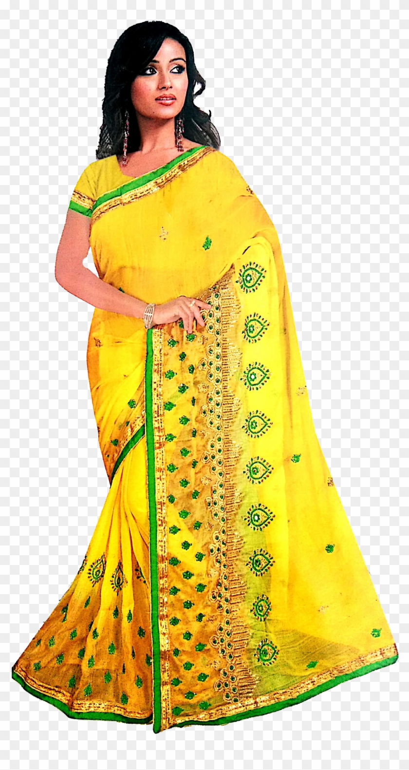 Jgvid-1211 To 1214 Dn 253 Pappu Fancy Georgette Saree, HD Png Download ...