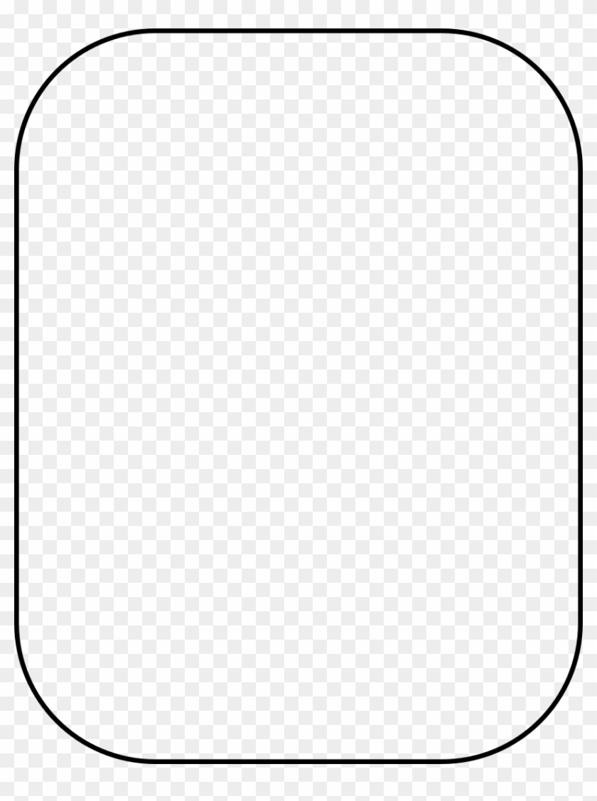 Download White Rounded Rectangle Png - Squircle Shape, Transparent Png - 850x1100(#6151019) - PngFind