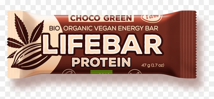 Lifebar Protein Cioccolato E Proteine Verdi - Chocolate, HD Png ...