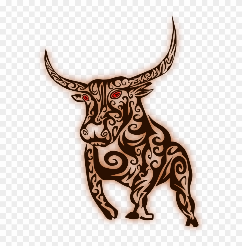 Abstract Bull Medium Image Png   Tribal Ox Tattoo Transparent Png   588x7756153787  PngFind