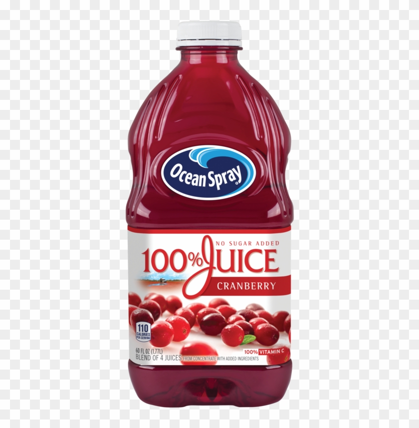 Ocean Spray 100 Cranberry Juice, HD Png Download - 750x1000(#6158511 ...