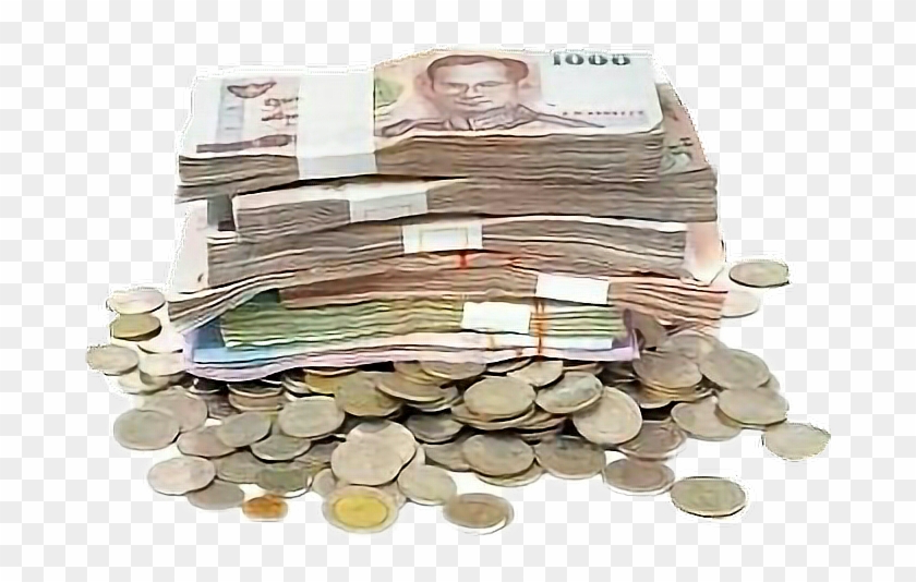 #เงิน #ทอง #money - รูป เงิน Png, Transparent Png - 684x454(#6168044