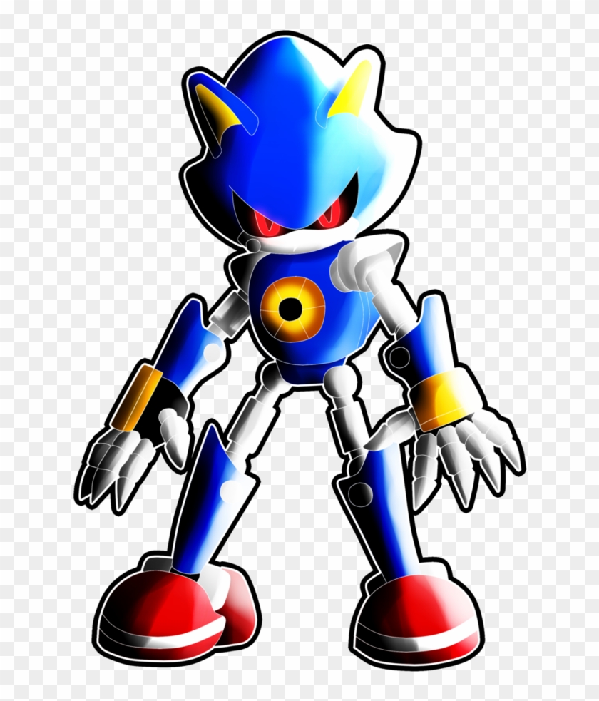 Neo Metal Sonic Render By Nibroc Rock-d9t21s8 - Sonic Heroes Metal