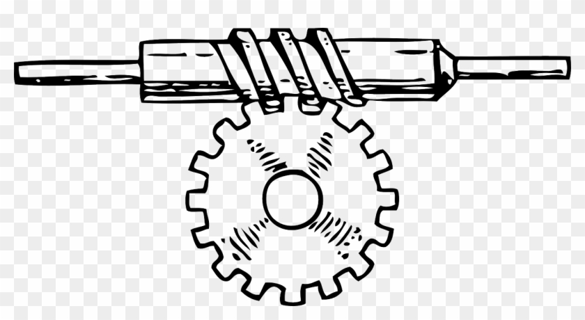 mechanical gear outline