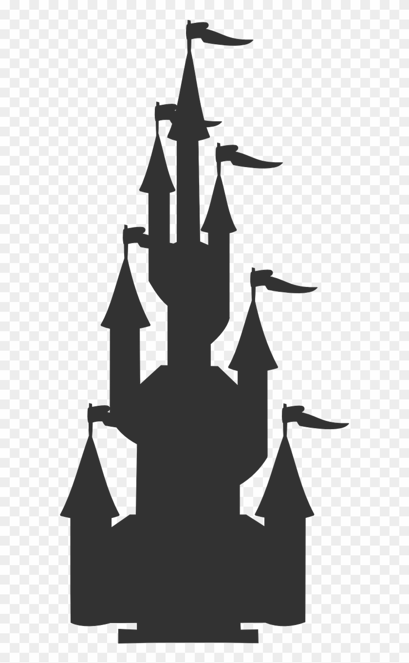 Black Castle Clipart, HD Png Download - 640x1280(#6186599) - PngFind