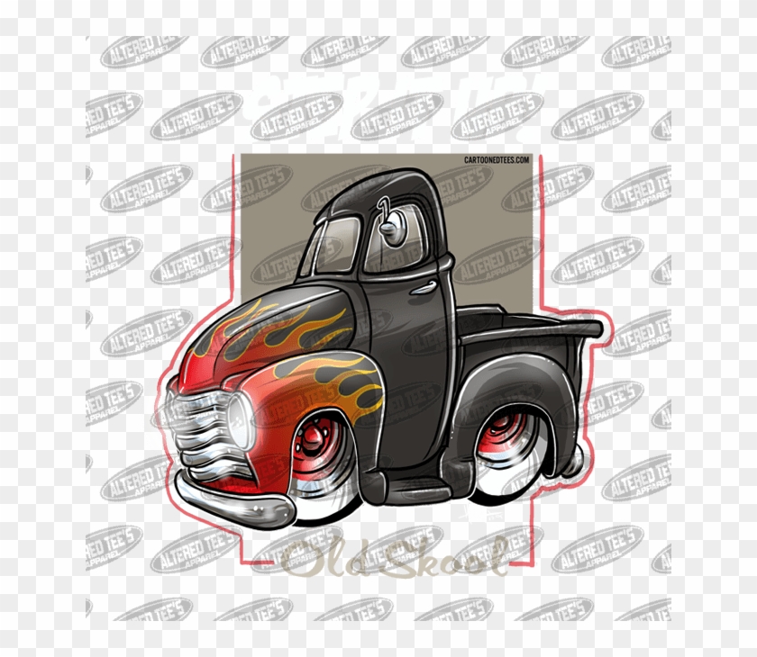 Download 51 Chevy Truck Flames Pickup Truck Hd Png Download 650x650 6194177 Pngfind
