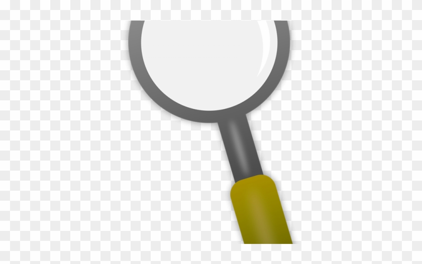 magnifying glass clip art black and white