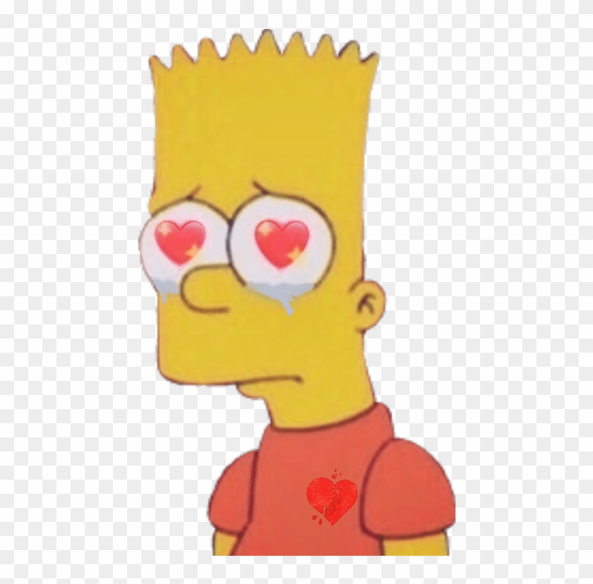 Download Sad Simpsons And Bart Image - Bart Simpson Sad Png Emoji,Simpson  Emoji - free transparent emoji 