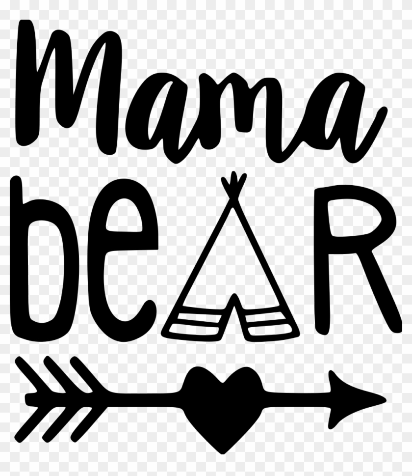 Download Love Mama Bear File Size - Mama Bear Svg Free, HD Png Download - 1016x1124(#6200249) - PngFind