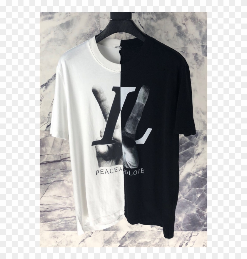 Louis Vuitton Black Peace and Love Men Tee Shirt XS ref.354413 - Joli Closet