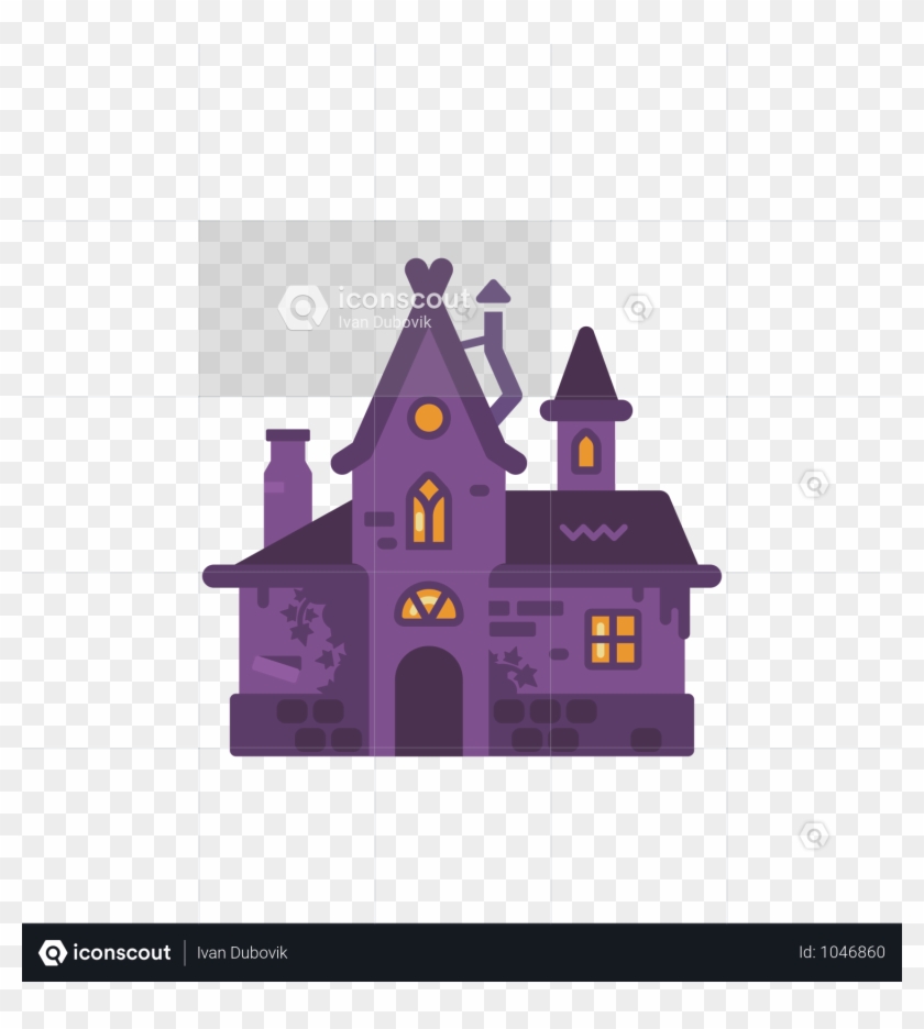 Cartoon Fantasy Witch House, HD Png Download - 1500x1600(#6229100 ...