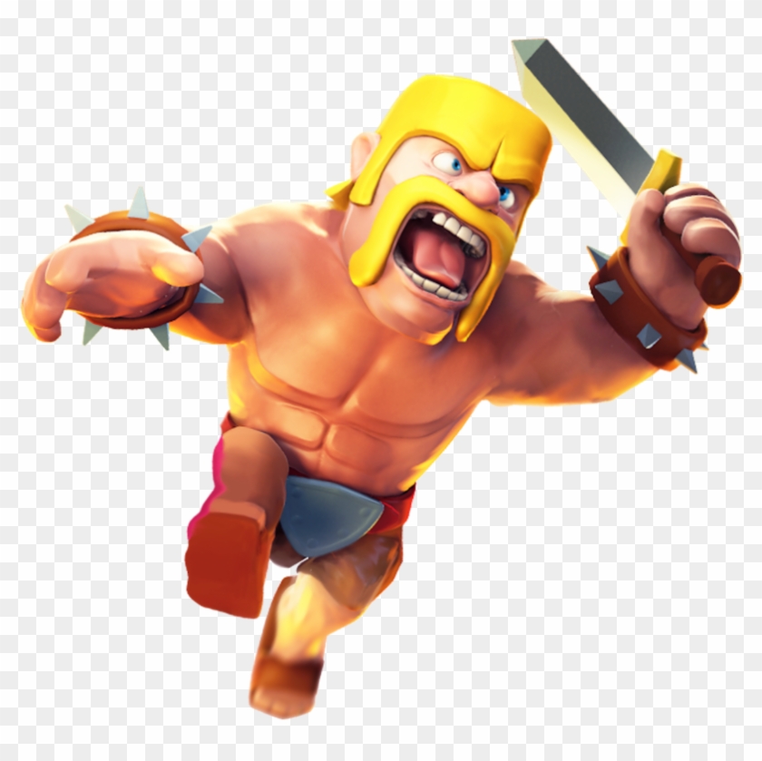 clash of clans level 4 barbarian