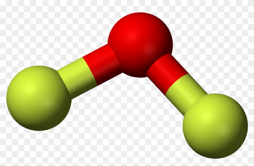 Oxygen Png - Ball And Stick Model Of Oxygen, Transparent Png - 1100x706 