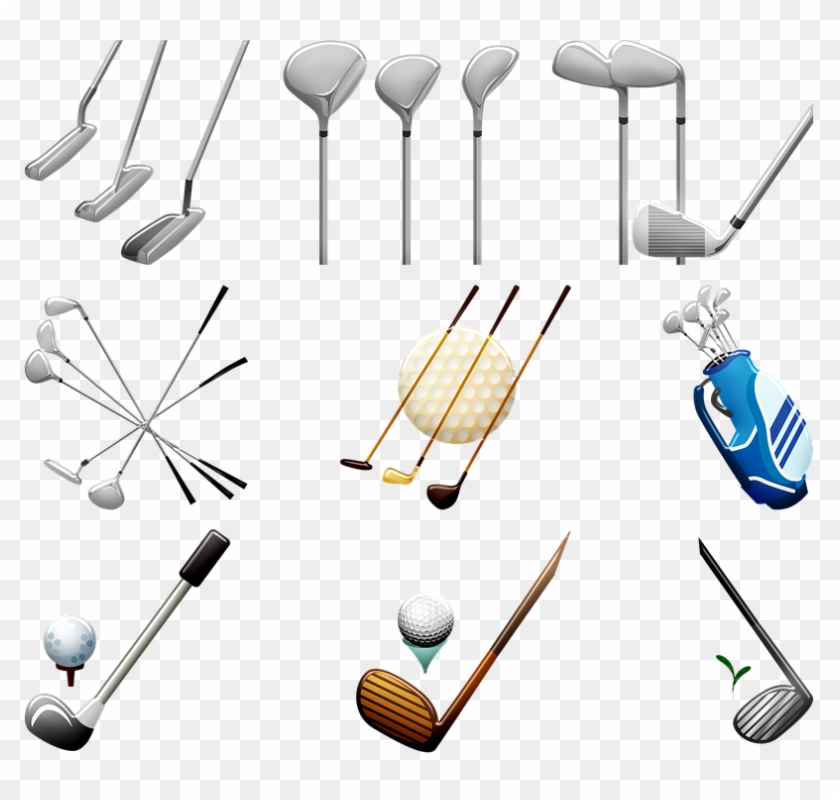 Golf Clubs Ball Irons Wood Club Golfer Sport ゴルフ クラブ イラスト Ai Hd Png Download 807x7 Pngfind