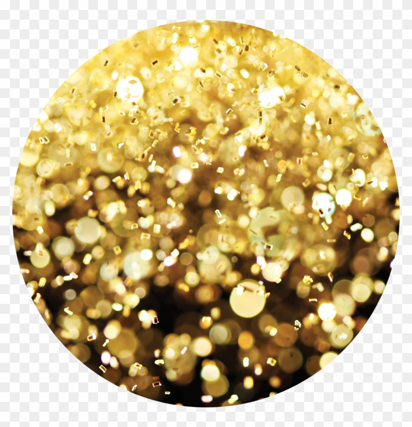 Circle Transparent Gold Glitter Gold Glitter Circle Png Png Download
